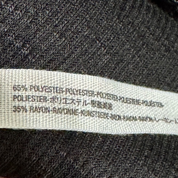 FP BEACH  FREE PEOPLE Nina Sleeveless Lightweight Ribbed Black Jersey Knit Dress - Picture 10 of 10